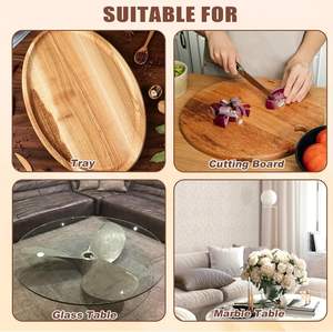 <span class=keywords><strong>Ruban</strong></span> <span class=keywords><strong>adhésif</strong></span> en acrylique <span class=keywords><strong>double</strong></span> <span class=keywords><strong>face</strong></span>, transparent, silencieux, non marquant, imperméable, découpé à la forme, <span class=keywords><strong>pour</strong></span> dessus de table en verre |   Vente en gros - Product Image 4