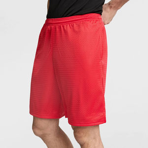 Nouvelle promotion : Short en maille 100 % coton pour homme, design personnalisé, short adulte avec cordon de serrage, motif uni - Short très tendance - Product Image 2
