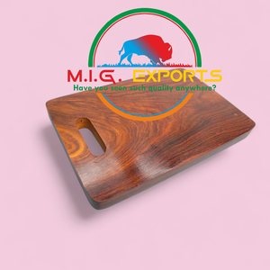 Tabla de cortar de madera para cortar verduras para uso doméstico, en la cocina y en restaurantes. - Product Image 2