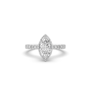 แหวนเพชรทรงมาร์คีส์ 2.13 กะรัต เพชรสร้างในห้องปฏิบัติการ ทองคำแท้ 14KT 10KT ตัดแบบแฟนซี น้ำหนักเบา ดีไซน์หรูหรา แหวนหมั้น คุณภาพสูง - Product Image 2