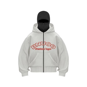 Sudadera con capucha doble gruesa para invierno, estilo urbano, para hombre y mujer, de algodón suave y cómodo, proveedor de exportación de fábrica - Product Image 3