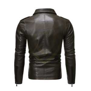 Chaquetas de Cuero para Hombre, Estilo Nuevo, Ligeras, Personalizadas, a la Moda, Chaqueta de Cuero de Invierno para Hombre - Product Image 2