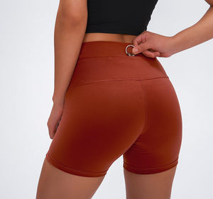 Short de compression taille haute de qualité supérieure pour femme, idéal pour l'entraînement, la course, le yoga et le fitness, avec effet ventre plat et galbe fessier - Product Image 1