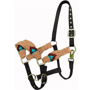 Cabestro de mohair premium para caballo, trenzado a mano, ajustable, de nailon PP, duradero y cómodo, conjunto de arreos ecuestres, venta al por mayor. - Product Image 3