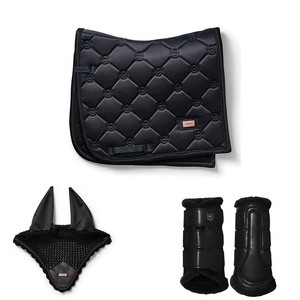 Ensemble assorti Tough Tack : Tapis de selle et couvertures d'équitation en sublimation pour dressage, confortables, matelassés en soie et coton pour l'équitation - Product Image 1