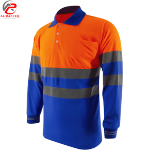 Chemises polo à manches courtes haute visibilité réfléchissantes pour hommes, prix bas, prix de gros - Product Image 2