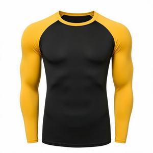 Camiseta de Compresión Deportiva Unisex de Secado Rápido y Transpirable para MMA, con Logotipo Personalizado OEM, Manga Larga, para Entrenamiento - Product Image 3
