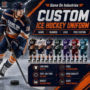 Made In Pakistan Full Sleeve New Trendy Custom Made Team Wear Premium Quality Sublimated Ice Hockey Jersey and Pants Sets - Product Image 5