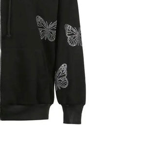 Sudadera con Capucha de Felpa de Alta Calidad, Personalizada, con Bolsillo con Pedrería, Bordado 3D, Transpirable, 100% Algodón, Unisex, para Invierno - Product Image 6