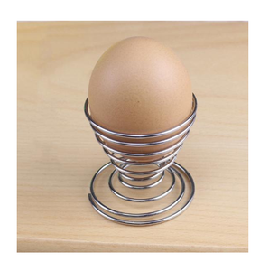 Vente Flash : Porte-œufs en acier inoxydable personnalisable avec logo, lot de 2, pour décoration de table de mariage - Product Image 3