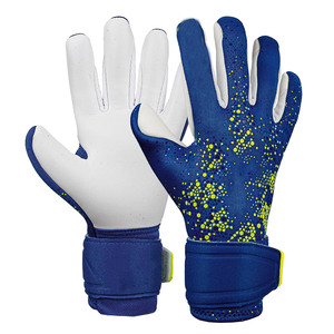Gants de gardien de but personnalisés, légers, en latex, à séchage rapide, respirants, imperméables, extensibles, antidérapants, avec sangle de poignet réglable et lacets - Product Image 2