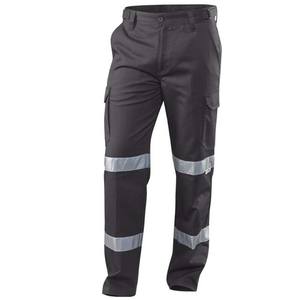 Pantalons de travail réfléchissants de sécurité en gros, haute visibilité, légers, 100% polyester, respirants, pour le travail en extérieur - Product Image 3