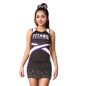 Nouvel ensemble de costumes de cheerleading personnalisés pour femmes, tenue de compétition, tenue de performance, 100% polyester respirant - Product Image 1