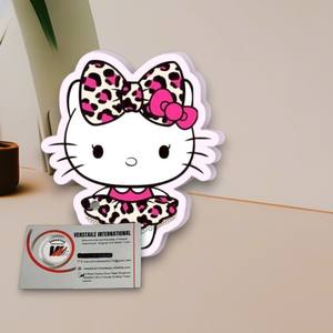 Placas de Pestañas Hello Kitty de Marca Privada, Placa de Pestañas Cheeta, Extensión de Pestañas Acrílicas Magnéticas con Logotipo Personalizado, Forma de Corazón, Diamante, Óvalo - Product Image 4