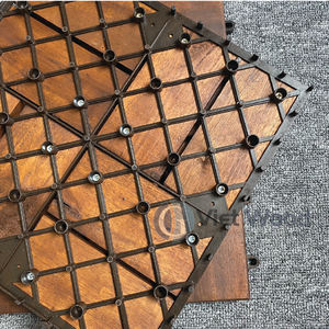 Dalles de terrasse en bois durables, en bois d'acacia, à emboîtement, pour terrasse - Product Image 3