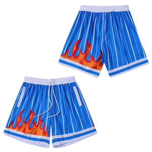 Pantalones Cortos de Baloncesto para Hombre, Impermeables, de Malla Transpirable, con Cordón Ajustable, Cintura Media, Estilo Urbano, Spandex/Poliéster - Product Image 6