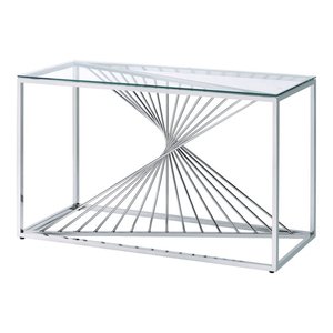 Contemporary <b>Foldable</b> Iron Console <b>Table</b> with Premium Rock Slab Top Minimalist Narrow <b>Table</b> for Balcony and Hallway - Product Image 2
