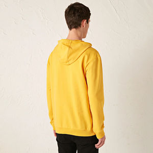 Sudadera con Capucha 100% Algodón Grueso para Hombre, Estilo Urbano de Invierno, Personalizada con Bordado, Diseño de Felpa, Estampado Liso Teñido - Product Image 5