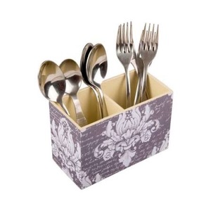 Repose-cuillère artisanal en MDF émaillé ILAHI, décoration de cuisine, Uttar Pradesh, lavage à la main uniquement, ne convient pas au micro-ondes/four, modèle - Product Image 1