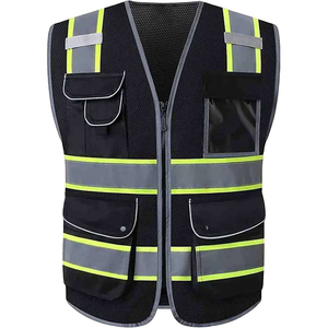 Gilet réfléchissant professionnel pour les travailleurs de la construction et de l'entretien, tissu haute visibilité avec production OEM pour l'exportation - Product Image 6