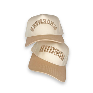 Gorra de Béisbol Personalizada con Bordado 2D/3D Invertido, Logotipo, Patrones de Árboles, Visera Impresa, Estilo Vintage de 2 Tonos - Product Image 5