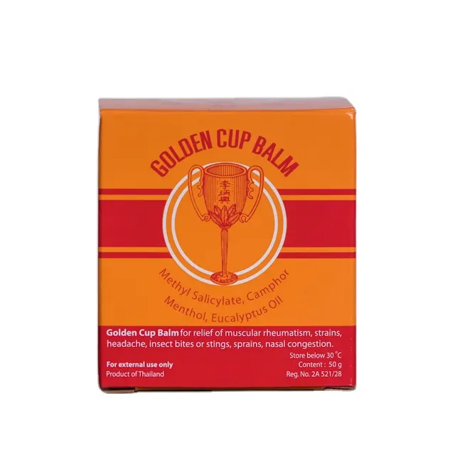 Altın kupa balsamı topikal merhem tedavi çürükler ve kas ağrıları 50g ürün tayland tay geleneksel masaj ve Spa