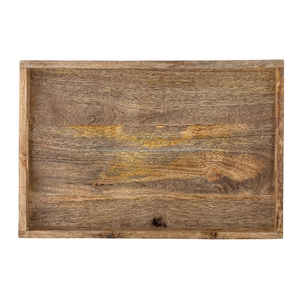 Royal Decore Mart's Best Seller Rustic <b>Large</b> Mango Wood Serving <b>Tray</b> with Handle for Home Use Wholesale Available - Product Image 2