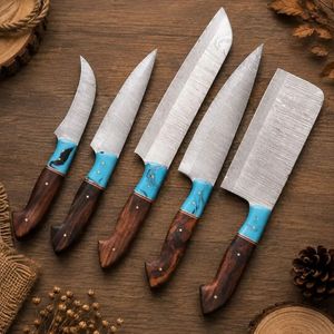 Juego de Cuchillos de Cocina para Uso Diario con Filos Afilados y Agarre Cómodo para Preparación de Alimentos, Servicio Profesional de Cocina - Product Image 2