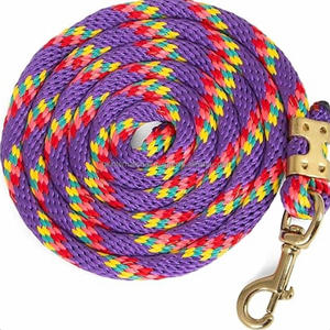 Top Quality Equestrian Supplier Outdoor Sports High Breaking Strength Nylon Durable Nylon PP Horse <b>Lead</b> <b>Rope</b> - Product Image 2