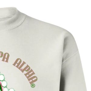 Sweat-shirt à col rond blanc à motifs, manches longues, poignets côtelés, décontracté, en polaire pour femme, mode streetwear, pour tous les jours - Product Image 4