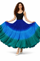 Falda Larga Maxi Boho para Danza del Vientre, 95% Algodón Modal, 5% Spandex, Transpirable, para Actuaciones, Estilo Latino, Noche
