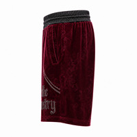 Shorts en velours à strass pour homme, style Y2K, gothique, taille élastique, streetwear, vêtements de danse, faible MOQ, couleurs personnalisées