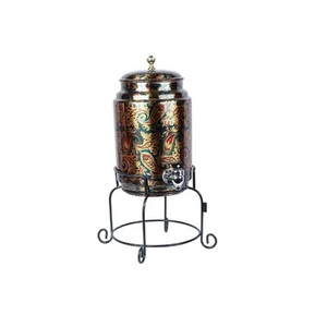 Dispensador de agua decorativo de cobre con base resistente para usar en la encimera de la cocina y la mesa de comedor. - Product Image 4