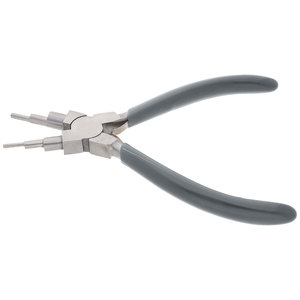The Beadsmith Wire Looping Pliers – Create 6 Sizes (Ranging <b>2</b>-9mm) of Loops & Jump <b>Rings</b>, 5.5" long (140mm), Polished Steel - Product Image 1