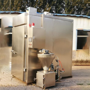 Four de fumoir industriel en acier inoxydable modèle 150 Machine de fumage automatique pour la production de saucisses et de viande - Product Image 4