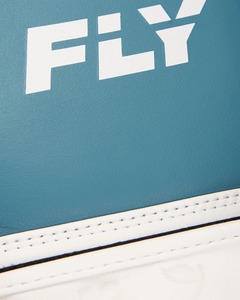 Gants de boxe en cuir de vachette véritable de haute qualité, personnalisés bleu ciel et blanc, avec fermeture velcro, pour la boxe et les combats - Product Image 5