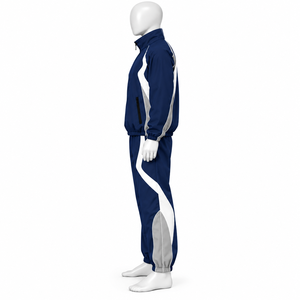 Ensemble de survêtement coupe-vent deux pièces respirant et imperméable en nylon 100 % personnalisé, coupe classique, fabriqué par AMSEC IND, en vente. - Product Image 6