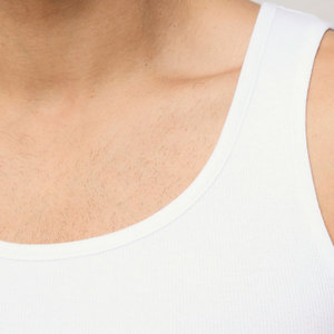 Wholesale 350 Gsm Heavyweight Summer Streetwear Regular Fit Knitted Casual Style <b>Singlet</b> Breathable Plain Customizable OEM - Product Image 5