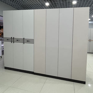 Meubles de maison américains aux normes excellentes Armoire au design moderne Armoire armoire en MDF de qualité E1 personnalisable - Product Image 3