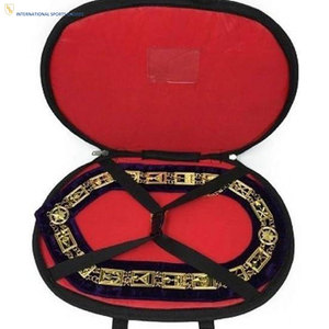 Exclusive Collection High Quality Embroidered Masonic Regalia Chain <b>Collar</b> Designed for Ceremonial Apparel and Formal Functions - Product Image 5