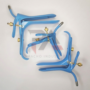 Juego de 3 espéculos vaginales Graves, instrumentos ginecológicos electroquirúrgicos con revestimiento azul aislante para procedimientos LEEP y LLETZ - Product Image 6