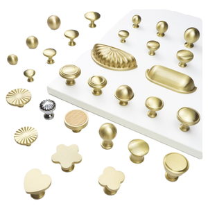 Poignées coniques en bois pour commodes et armoires de chambre, tirants de porte et de tiroir à trou unique, design européen écologique pour meubles - Product Image 2