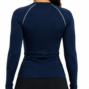 Women's Long Sleeve Compression Sports Shirt Featuring Advanced Sweat Control Material, <b>Athletic</b> Stretch and Comfortable - Product Image 2