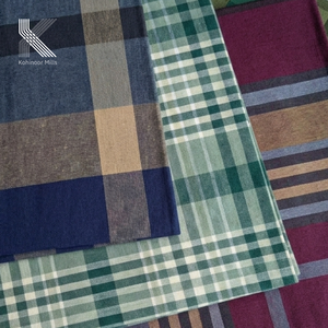 ผ้าป๊อปลินทวิลย้อมเส้นด้ายฝ้ายแท้ 100% ความกว้าง 57/58 นิ้ว น้ำหนัก 113-115 กรัมต่อตารางเมตร สำหรับเสื้อเชิ้ต ชุดเดรส สูท เด็กชายและเด็กหญิง - Product Image 4