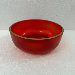 Ensaladera de Resina Pulida, Color Vibrante Decorativo, Elegante Tazón para Servir, Ecológico, Duradero, Pieza Moderna para la Mesa, Decoración del Hogar - Product Image 1
