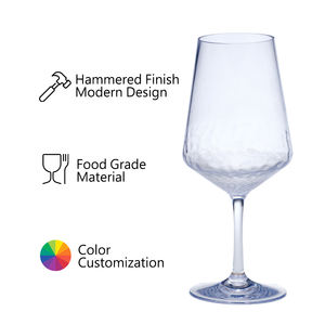 [Holar] Taiwan a fait le gobelet fini de marteau en cristal transparent de 19oz pour la fête d'anniversaire anniversaire mariage - Product Image 3