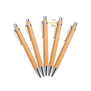 ปากกาลูกลื่นไม้ไผ่พร้อมด้ามไม้ธรรมชาติสำหรับของขวัญองค์กร - Product Image 5