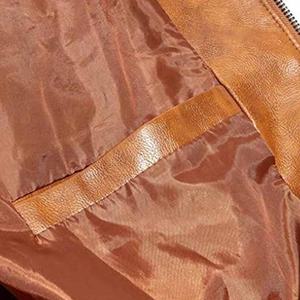 Men's Fashion Design New Arrival Leather <b>Jacket</b> Men Pu Leather <b>Jacket</b> Premium Quality Cowhide Leather <b>Jacket</b> For Men <b>Sheepskin</b> - Product Image 6