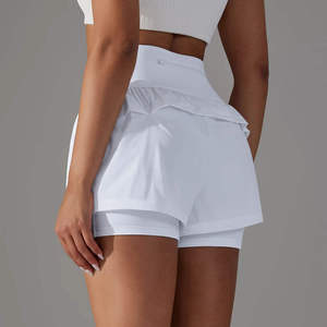 Shorts d'été sans coutures taille haute effet ventre plat pour la course, le fitness et la compression – Ensemble de sport yoga pour femme – Grande vente - Product Image 3