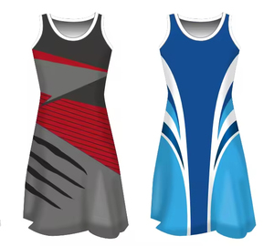 Maillot de netball imprimé de haute qualité, couleur et logo personnalisés, durable, séchage rapide, respirant, vêtements de sport pour équipe féminine - Product Image 1